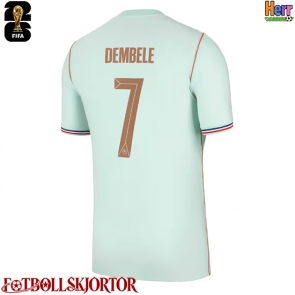 Frankrike Ousmane Dembele #7 Bortatröja VM 2026 Kortärmad
